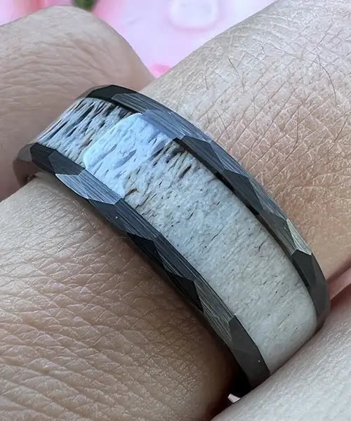 Bague en bois dornak kova noire - Bois Eden