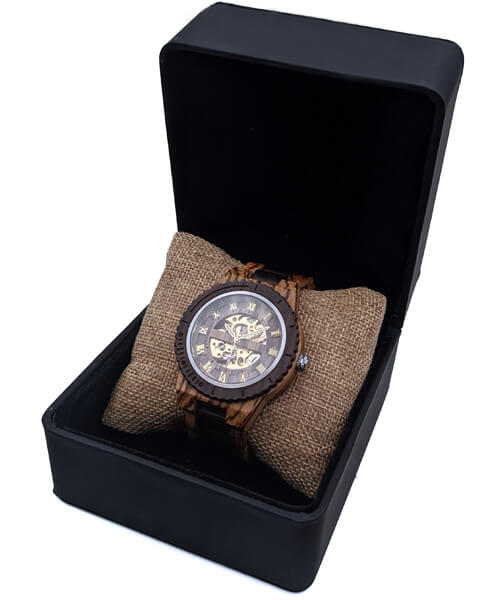 MONTRE EN BOIS AUTOMATIQUE BE Impérator - Bois Eden