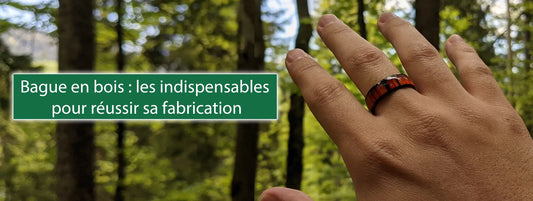 les outils de fabrication des bagues en bois