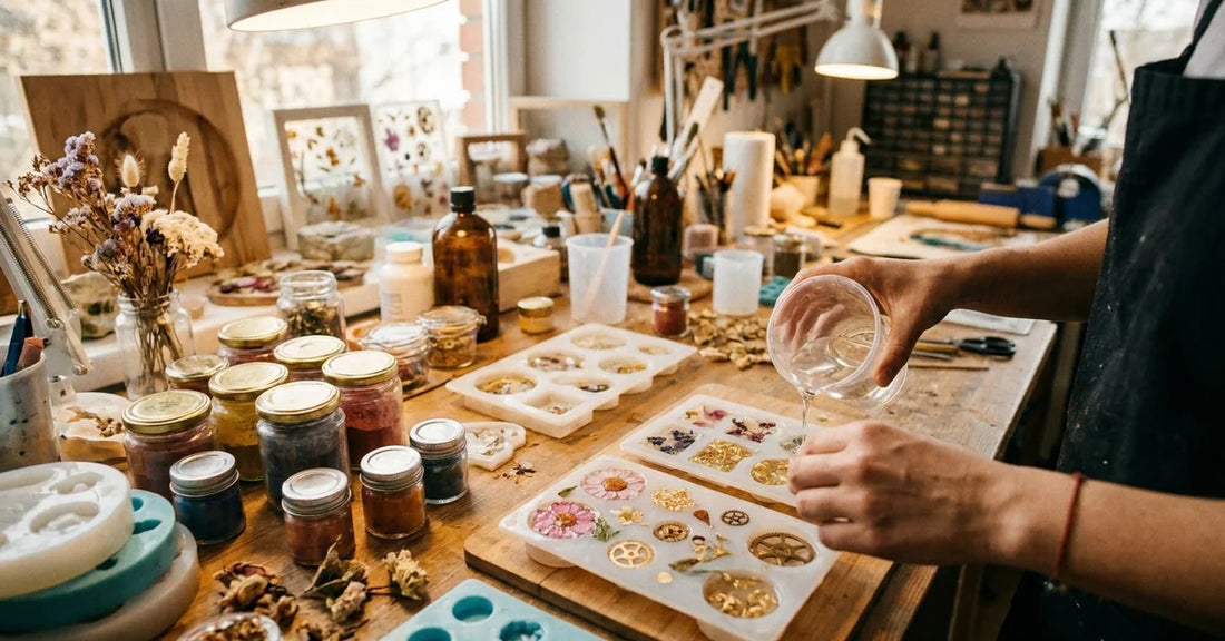 Fabrication artisanale d'une bague en résine époxy étape par étape