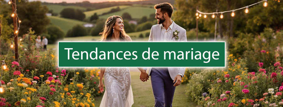 Les nouvelles tendances de mariage pour cette année - Bois Eden