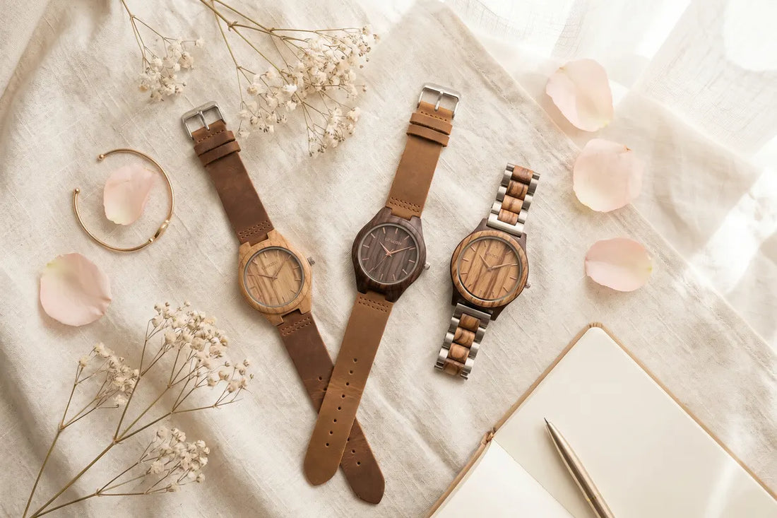 Montres en bois pour femme avec fleurs, guide des tendances