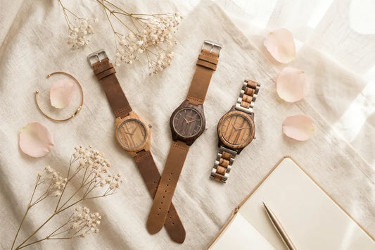 Montres en bois pour femme avec fleurs, guide des tendances