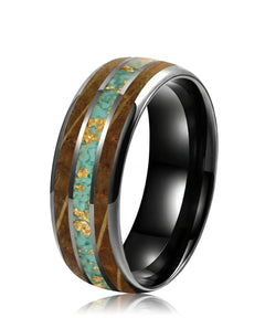 Alliance en bois Ark Nomad Turquoise noire