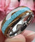 Bague en bois Essence du Pacifique argent