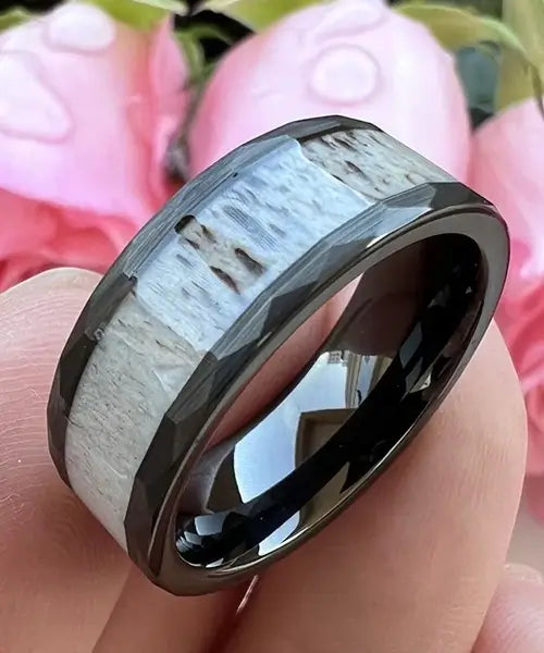 BAGUE EN BOIS Dornak Kova noire