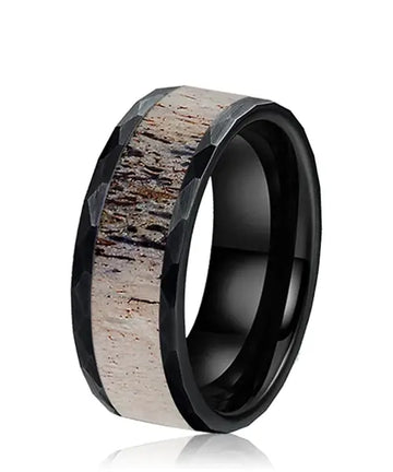 BAGUE EN BOIS Dornak Kova noire