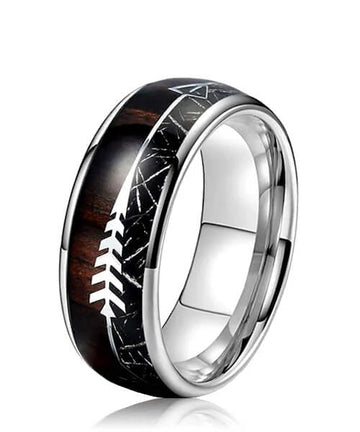 BAGUE BOIS Flèche de Cupidon argent Caprice