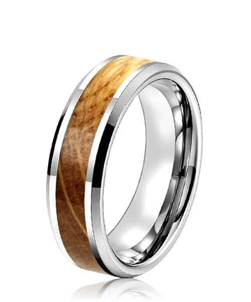 BAGUE BOIS Fortune Nomad S argent