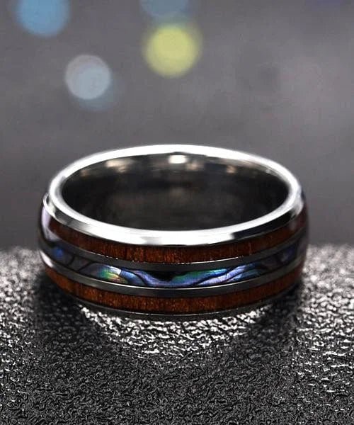 BAGUE EN BOIS ARTISANAL Ark