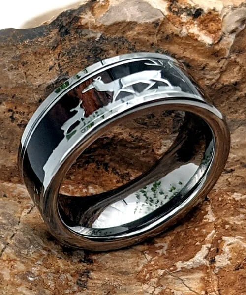 Bague bois de cerf sale