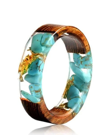 BAGUE EN RÉSINE Pierre