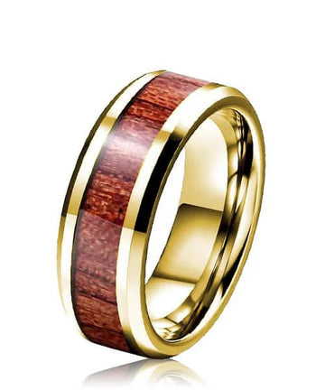 BAGUE EN BOIS Fortune or