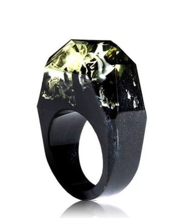 BAGUE RÉSINE Origine ambre