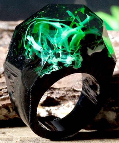 Bague en online jade