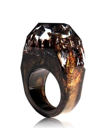 BAGUE RÉSINE Origine sommet arctique