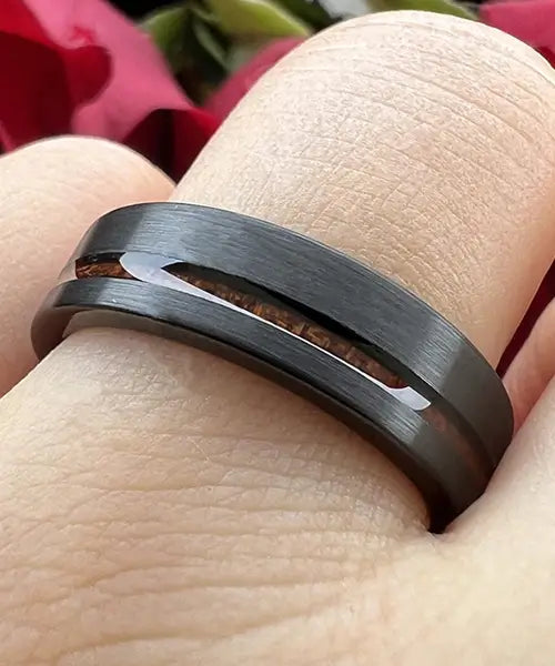 BAGUE EN BOIS Ultron Sim noire