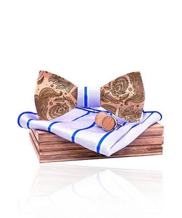 COFFRET NOEUD PAPILLON BOIS Borgia Monarque