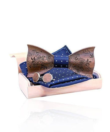 COFFRET NOEUD PAPILLON BOIS Épictus royal