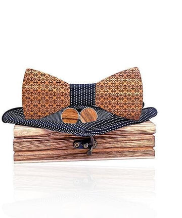 COFFRET NOEUD PAPILLON BOIS Frêne noir