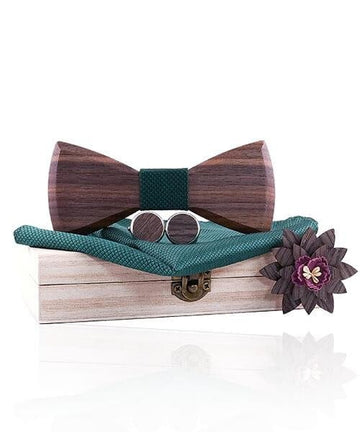 COFFRET NOEUD PAPILLON BOIS Giroflier vert