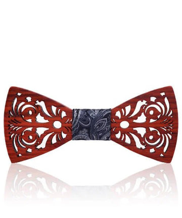 COFFRET NOEUD PAPILLON BOIS Kapur gris