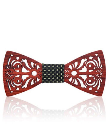 COFFRET NOEUD PAPILLON BOIS Kapur vert