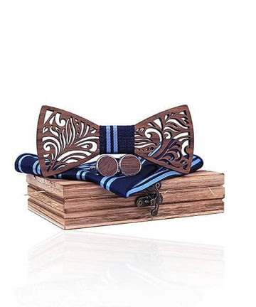 COFFRET NOEUD PAPILLON BOIS Mikus Chic