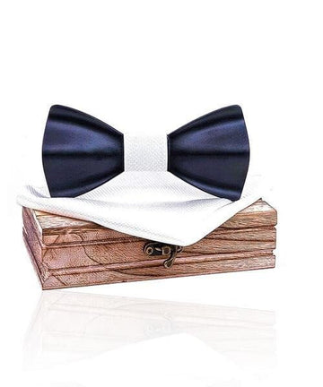 COFFRET NOEUD PAPILLON BOIS Noyer blanc