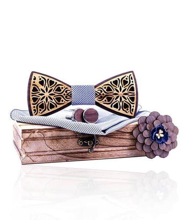 COFFRET NOEUD PAPILLON BOIS Orme