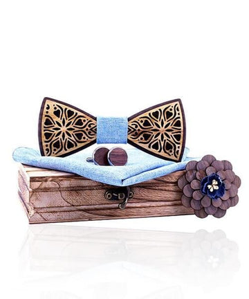 COFFRET NOEUD PAPILLON BOIS Orme claire