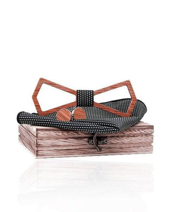 COFFRET NOEUD PAPILLON BOIS Specta noir