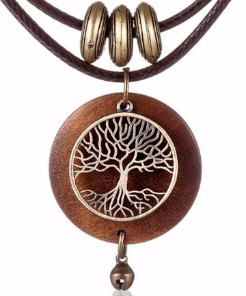 Collier en bois Cléopy 42cm