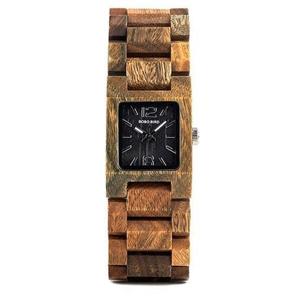 MONTRE BOIS FEMME BE Inca X - Bois Eden
