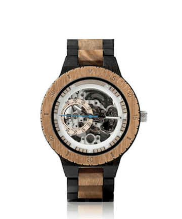 MONTRE EN BOIS AUTOMATIQUE BE Steampunk