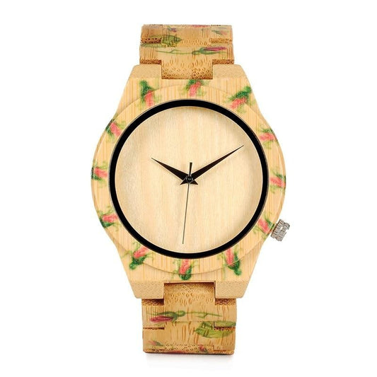 MONTRE EN BOIS FEMME BE Poacée - Bois Eden
