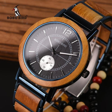 MONTRE EN BOIS HOMME ARDENT