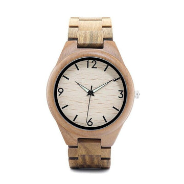 MONTRE EN BOIS HOMME Bamba