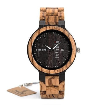 MONTRE EN BOIS HOMME Baynua