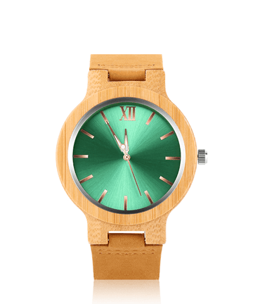 MONTRE EN BOIS HOMME BE Platine