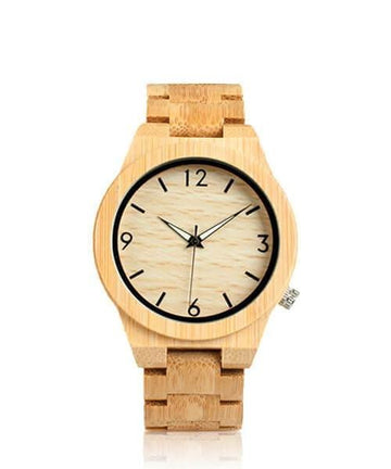 MONTRE EN BOIS HOMME BE Saturne