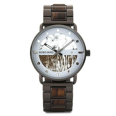 MONTRE EN BOIS HOMME BE Traveler - Bois Eden