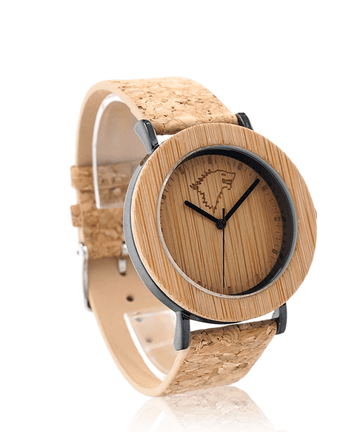 MONTRE EN BOIS HOMME BE Wolf