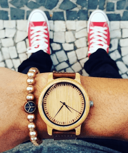 MONTRE EN BOIS HOMME ET FEMME BE Aztèque - Bois Eden