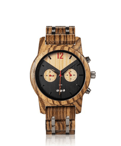 MONTRE EN BOIS HOMME ET FEMME BE Dualité - Bois Eden