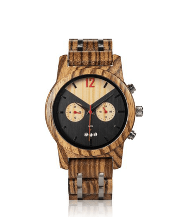 MONTRE EN BOIS HOMME ET FEMME BE Dualité