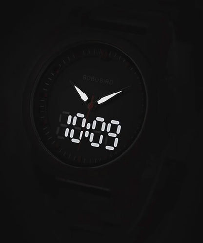 MONTRE EN BOIS HOMME ET FEMME BE Rivalité - Bois Eden