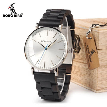 MONTRE EN BOIS HOMME ET FEMME Carlko