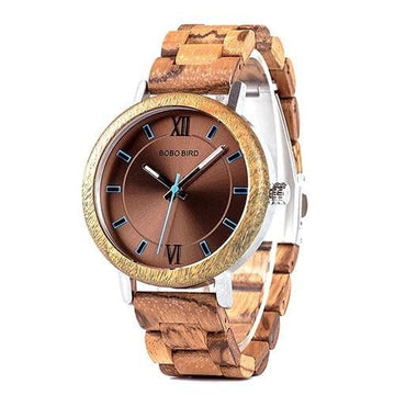 MONTRE EN BOIS HOMME ET FEMME Pendora