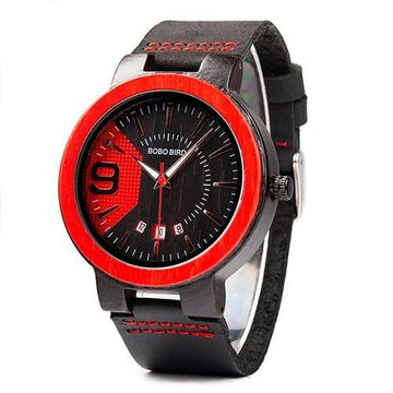 MONTRE EN BOIS HOMME Speed Nine